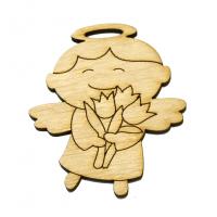 Янгол з букетом