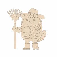 Котик з граблями