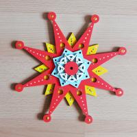 Вертепна різдвяна зірка 2