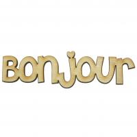 Надпис Bonjour