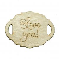 Бірка Love you-1