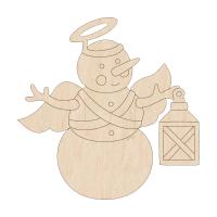 Сніговик янгол