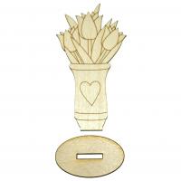 Ваза з тюльпанами