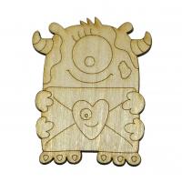 Монстрик з листом