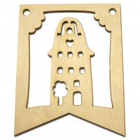 Прапорець з будиночком-1