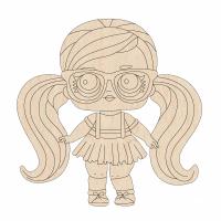 Лялька LOL з хвостиками