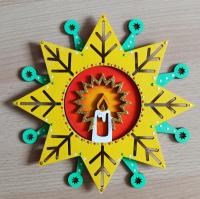 Вертепна різдвяна зірка 1