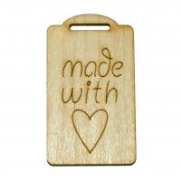 Бірка Made with love-1
