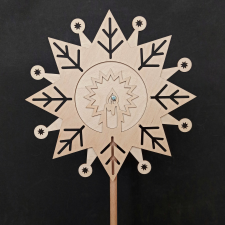 Вертепна різдвяна зірка 1