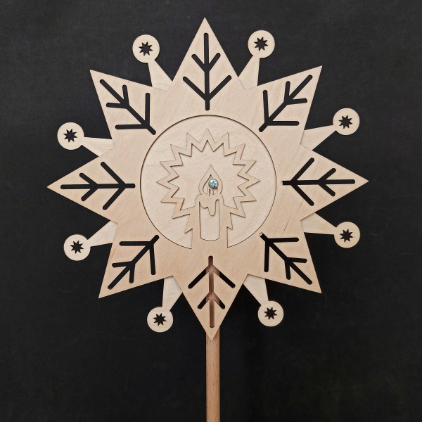 Вертепна різдвяна зірка 1