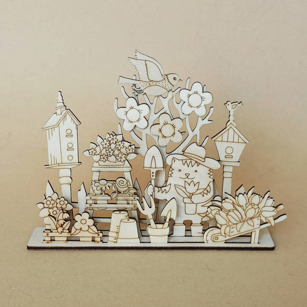 Котик-садівник