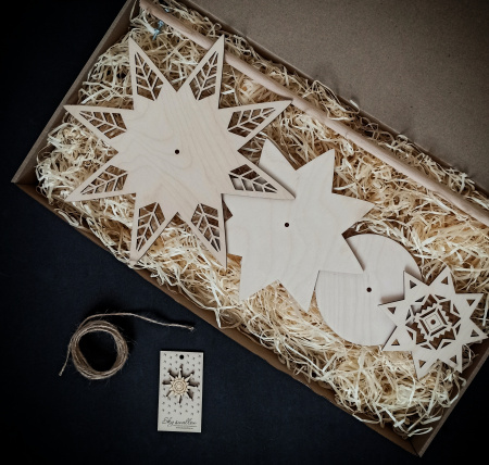 Вертепна різдвяна зірка 4