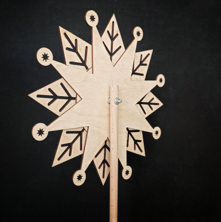 Вертепна різдвяна зірка 3