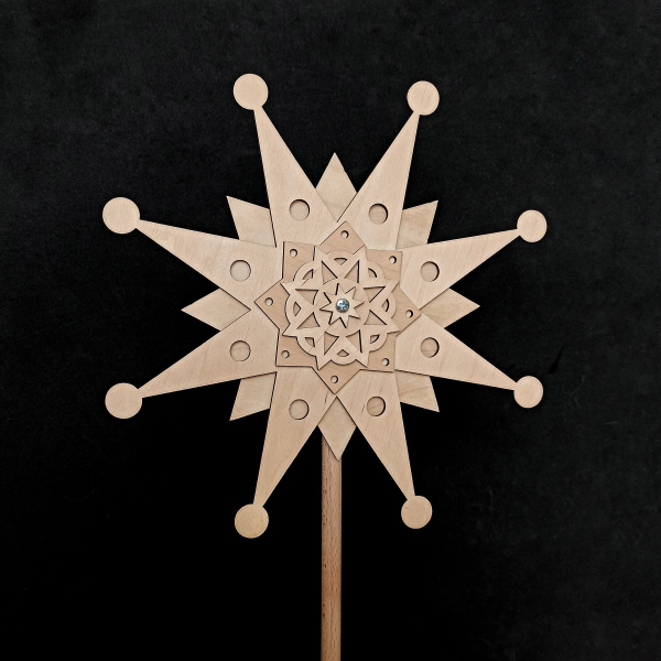 Вертепна різдвяна зірка 2