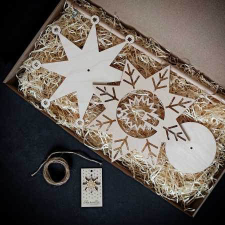 Вертепна різдвяна зірка 1