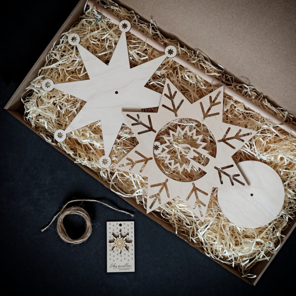 Вертепна різдвяна зірка 1