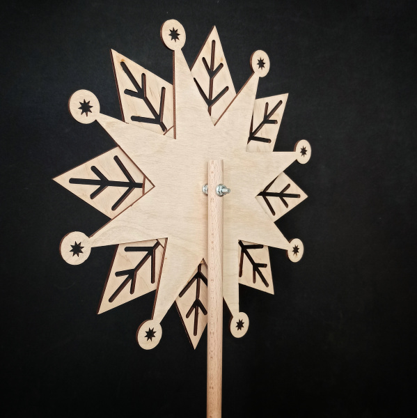 Вертепна різдвяна зірка 2