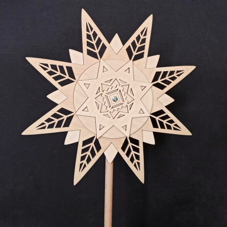 Вертепна різдвяна зірка 4